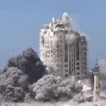 نزوج ٨٠ ألف فلسطيني في شمال غزه منذ بدء المرحلة الثانية لعملية الجيش الاسرائيلي لاحتلال القطاع