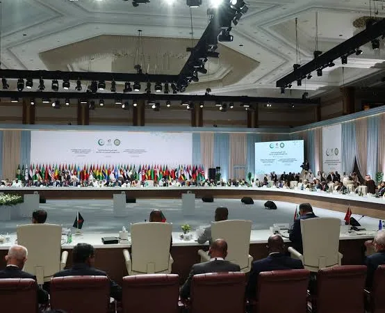 البيان الختامي للقمة العربية الإسلامية الطارئة في الدوحة 8 - CJ العربية IMG 1093 - CJ العربية