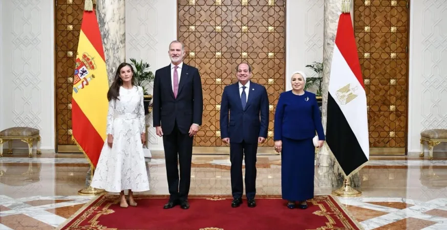 زيارة تاريخية لجلالة الملك فيليبي السادس، ملك إسبانيا، و الملكة ليتيزيا، في أول زيارة دولة يقوم بها إلى مصر 10 - CJ العربية IMG 1151 - CJ العربية