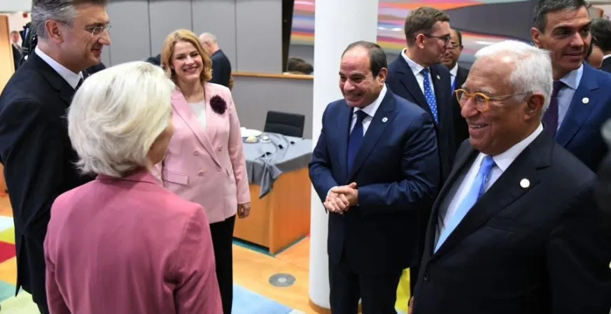 الشراكة الاستراتيجية الشاملة بين مصر والاتحاد الأوروبي 10 - CJ العربية الرئيس السيسي مع قادة الاتحاد