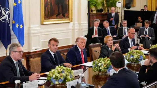 القادة الأوروبيون و ترامب