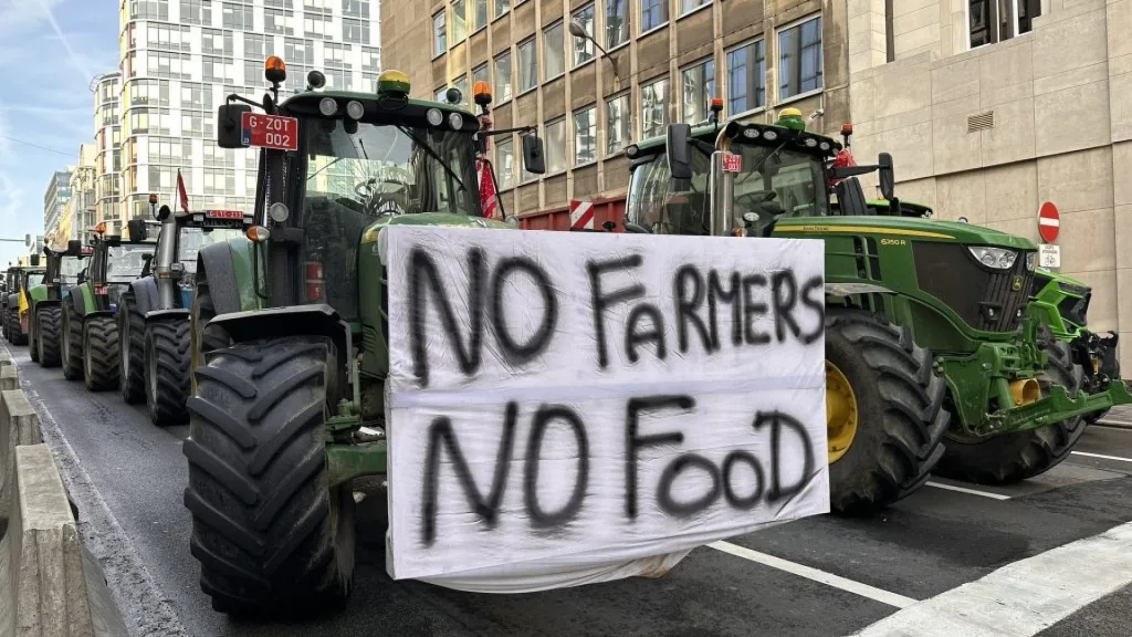 احتجاجات مزارعي اوروبا